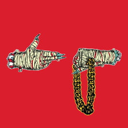 Image of Front Cover of 2xLP - VG+/VG - RUN THE JEWELS, Run The Jewels 2 (Mass Appeal; MSAP0019LP, US 2015, Gatefold, Insert, Poster, Sticker Set, Pink Vinyl), Still In Stickered Shrinkwrap, Limited pink vinyl pressing, part of Ten Bands One Cause in honor of Breast Cancer Awareness Month. The vinyls appear (some of them or maybe all, unsure) to be red in color & not actually pink. - 2626090E