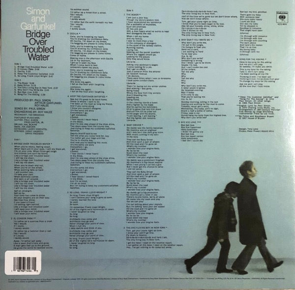 Image of Back Cover of LP - NEW/NEW - SIMON AND GARFUNKEL, Bridge Over Troubled Water (Columbia; 19075874981, Europe 2018 Reissue), ,  - 1036164E