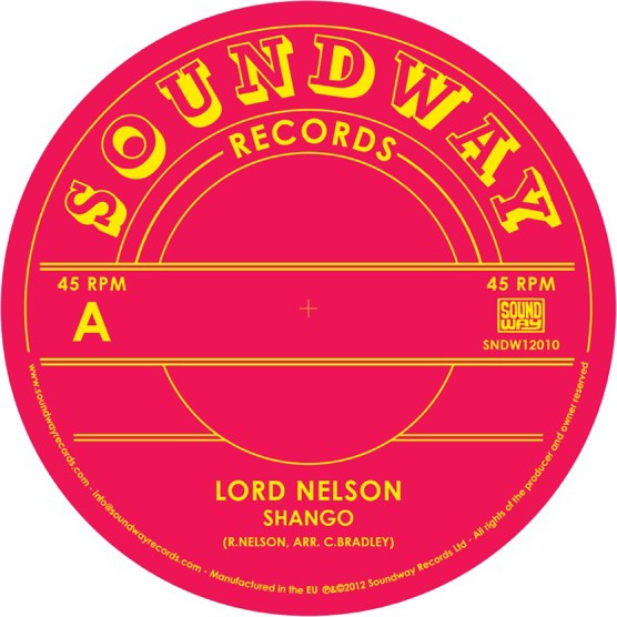 Image of Front Cover of 12" - VG+/VG+ - LORD NELSON, Shango (Soundway  ; SNDW12010, UK 2012, Brown Company Sleeve), ,  - 2546035S