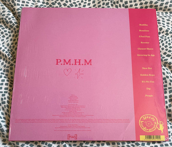 Image of Back Cover of LP - EX/EX - TI A, Positive Mental Health Music (Speedy Wunderground ; SWP002V, UK 2020, Inner, Pink Vinyl), ,  - 3146078S