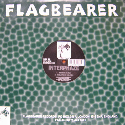 Image of Front Cover of 12" - VG/VG - INTERPHAZE, Bitstream (Flagbearer Records ; DBMFLAG102, UK 1994, Company Sleeve), ,  - 1646294S