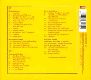 Image of Back Cover of 2xCD - VG+/VG+ - BUZZCOCKS, A Different Kind Of Tension (EMI ; 50999 207348 2 4, Europe 2008 Reissue, Trifold Digipak, Booklet), ,  - 3816203C