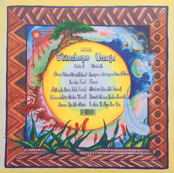 Image of Back Cover of LP - EX/VG+ - SKINSHAPE, Umoja (Lewis Recordings ; LEWIS1071LP, UK 2020 Reissue, Picture Sleeve, Black Inner & Insert, Sticker), Still in hype stickered shrinkwrap.,  - 3426188E
