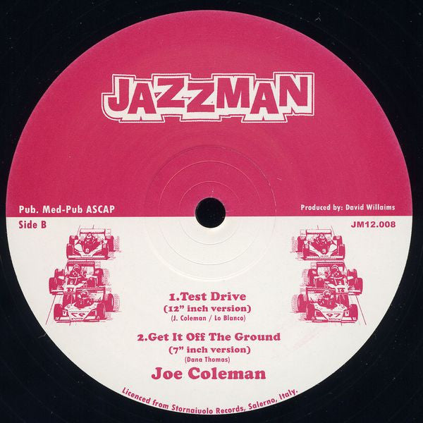 Image of Back Cover of 5045056S: 12" - JOE COLEMAN, Get It Off The Ground (Jazzman  ; JM12.008, UK 2006 Reissue, Stickered Plain Sleeve)   VG/VG+
