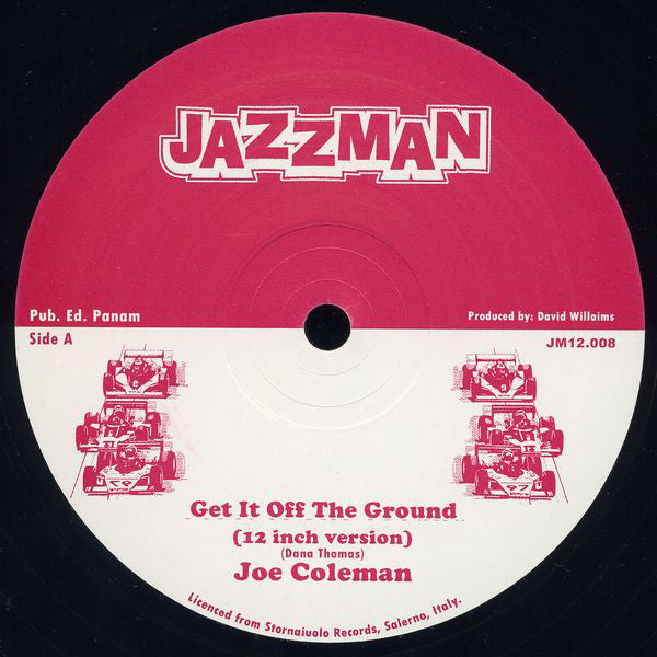 Image of Front Cover of 5045056S: 12" - JOE COLEMAN, Get It Off The Ground (Jazzman  ; JM12.008, UK 2006 Reissue, Stickered Plain Sleeve)   VG/VG+