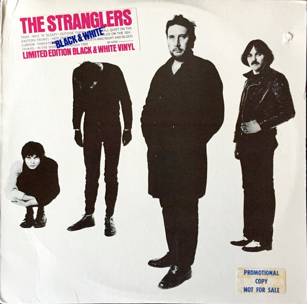 Image of Front Cover of 2214160C: LP - THE STRANGLERS, Black and White (A&M; SP4706, US 1979, Inner, Grey Marbled Vinyl) Very clean vinyl, sleeve has minimal wear  VG/VG+