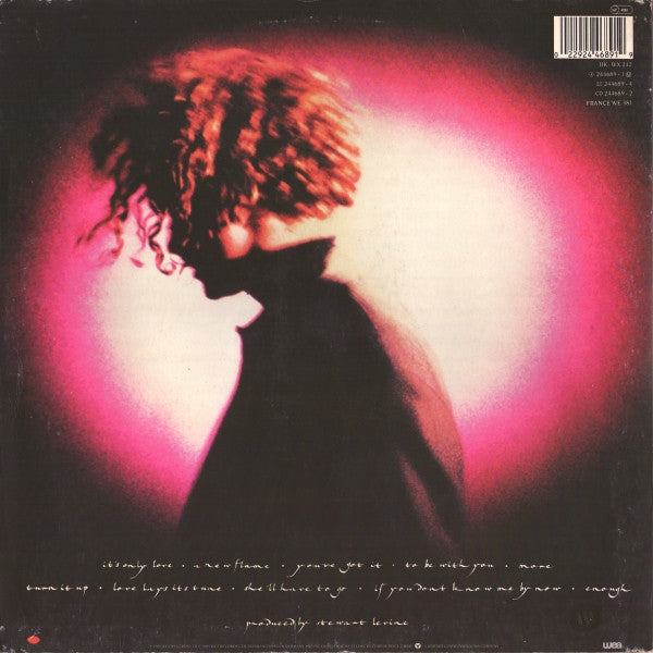 Image of Back Cover of LP - VG+/VG+ - SIMPLY RED, A New Flame (Elektra  ; WX 242, UK 1989, Inner, RSA Press), ,  - 2116487C