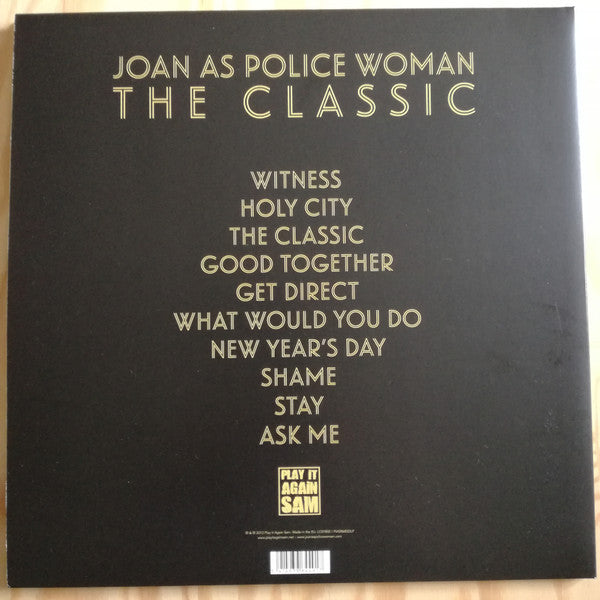 Image of Back Cover of 2xLP - EX/EX - JOAN AS POLICE WOMAN, The Classic (PIAS; PIASR685DLP, UK 2014, 2 Inners, With CD), , 8 - 0846261S