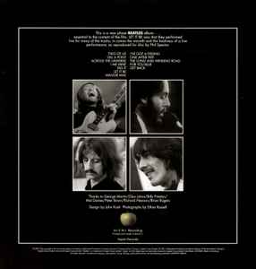 Image of Back Cover of 4754042S: LP - THE BEATLES, Let It Be (Apple Records; 602507138653, Worldwide 2021 Reissue, Stereo, Remix,   Speed Mastered)   NEW/NEW