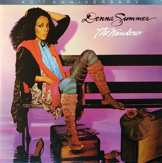 Image of Front Cover of 1814508C: 2xLP - DONNA SUMMER, The Wanderer (Driven By The Music ; DBTMLP401, Europe 2020 Reissue, Gatefold, 2 Inners, Deluxe 40th Anniversary Edition; Pink/Black Colour Vinyl)   VG+/VG+