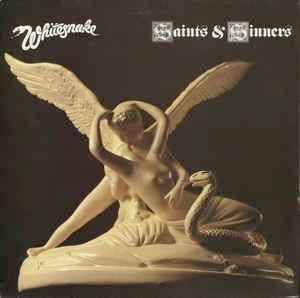 Image of Front Cover of LP - VG/G+ - WHITESNAKE, Saints and Sinners (Sunburst; LBG 30354, UK 1982, Inner, With Merch Insert.), Light Marks only.,  - 1816498C