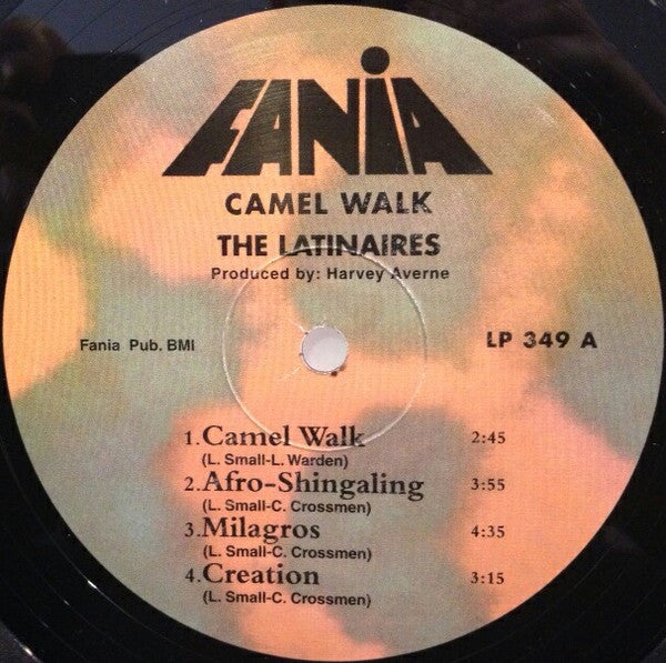 Image of Label Cover of 1124520E: LP - THE LATINAIRES, Camel Walk (Fania Records ; LP 349, US Reissue)   VG+/VG+