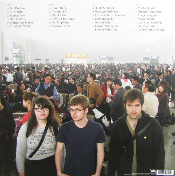 Image of Back Cover of 2xLP - VG/VG+ - FUCKED UP, Couple Tracks (Matador ; OLE 839-1, Europe 2010, Gatefold, Insert), Top edge seam splits, corner bump,  - 3746420S