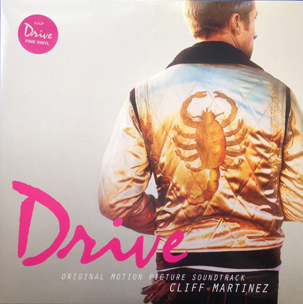 Image of Front Cover of 2xLP - VG/VG+ - CLIFF MARTINEZ, Drive (Original Motion Picture Soundtrack) (Invada ; INV106LP, UK 2012, Gatefold, Pink Vinyl), Mild creasing to sleeve.,  - 1216034C