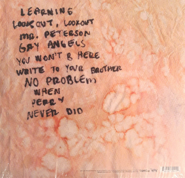 Image of Back Cover of LP  - VG+/VG+ - PERFUME GENIUS, Learning (Matador ; OLE-942, US 2010, Insert, "U" in matrix), ,  - 3846010S