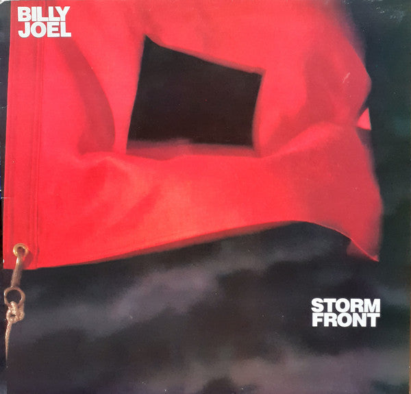Image of Front Cover of LP - VG+/EX - BILLY JOEL, Storm Front (CBS ; 465658 1, UK 1989, Inner), Opened instore, still in shrinkwrap with hype sticker, corner crease,  - 4246120S