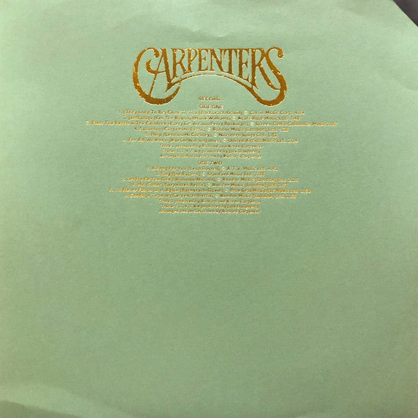 Image of Label Cover of 3xLP - VG/VG+ - THE CARPENTERS, The Carpenters Collection (A&M Records ; CARP 1000, UK 1973, Textured Box Set, 3 Inners + Booklet), ,  - 3026109E