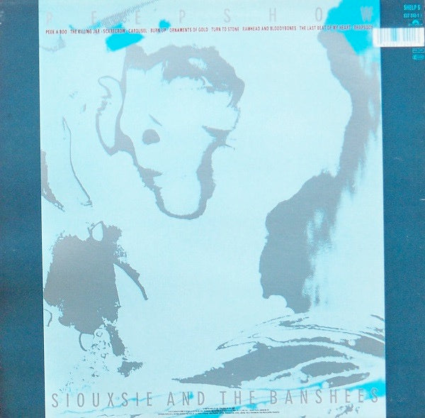 Image of Back Cover of LP - VG+/VG+ - SIOUXSIE AND THE BANSHEES, Peepshow (Wonderland; SHELP 5, UK 1988, Inner), ,  - 2526385E