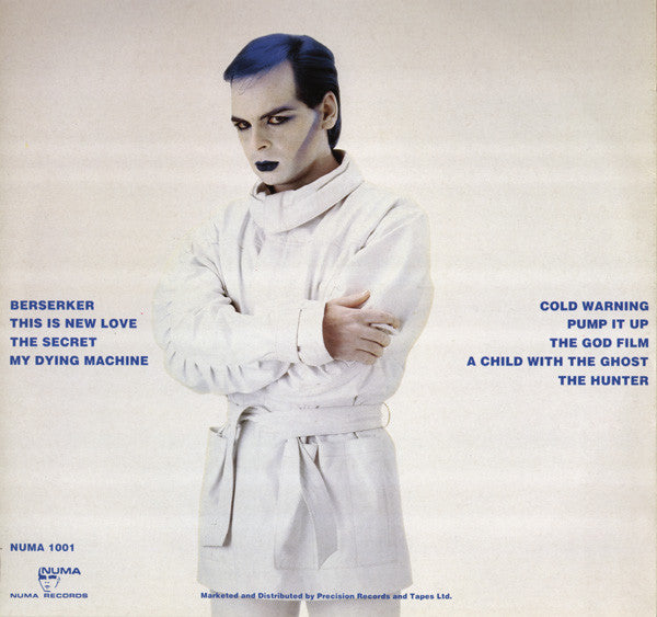 Image of Back Cover of LP - VG+/VG - GARY NUMAN, Berserker (Numa ; NUMA 1001, UK 1984, Inner), Pressing Flaw Side 2,  - 0746171S