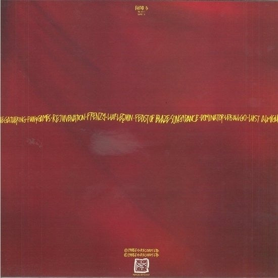 Image of Back Cover of LP - VG/VG - KILLING JOKE, Fire Dances (EG ; EGMD 5, UK 1983, Inner), ,  - 3426067E