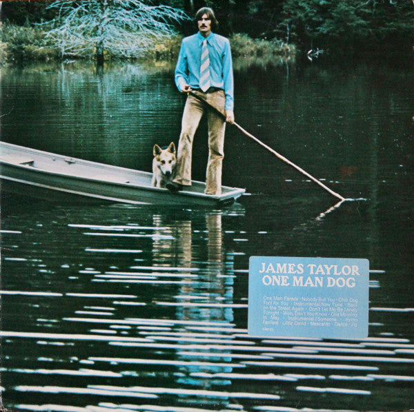 Image of Front Cover of LP - VG+/VG - JAMES TAYLOR, One Man Dog (WB Green; K46185, UK 1972, Insert, Stickered Sleeve), Strong VG,  - 0826288E