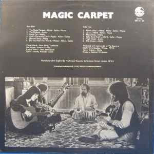 Image of Back Cover of LP - VG+/VG+ - MAGIC CARPET, Magic Carpet (Mushroom; 200 MR 20, UK 1972, Original Plain Inner Signed By Alisha Sufit), Slightly dished but plays through fine.,  - 2716227C