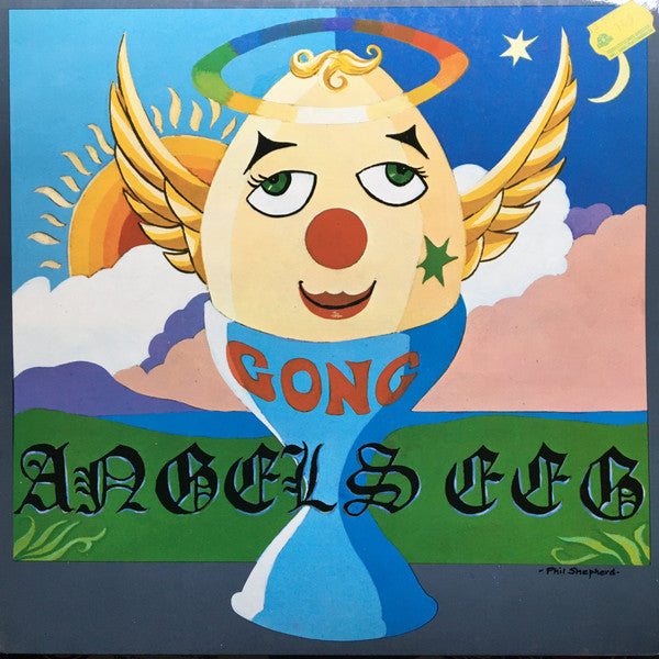 Image of Front Cover of LP - VG+/VG+ - GONG, Angels Egg (Charly Records ; CR 30219, UK 1982 Reissue, Laminated Sleeve, Company Inner), ,  - 1926012E