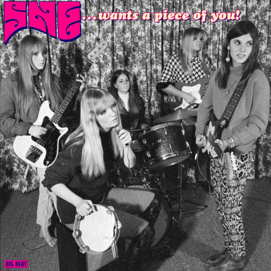 Image of Front Cover of 4214033C: LP - VARIOUS, She...Wants A Piece Of You! (Big Beat Records  ; HIQLP 032, UK 2015, 180 Gram Opaque Pink Vinyl) Opened Instore  EX/EX