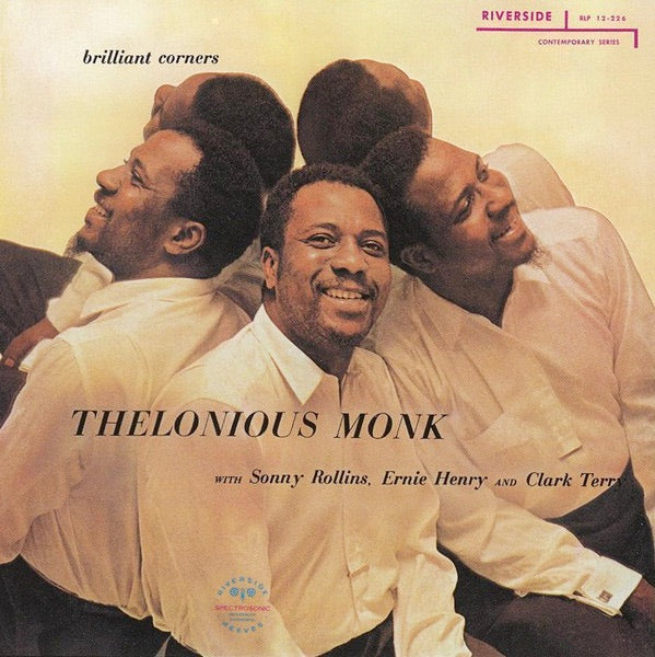 Image of Front Cover of 0814520C: LP - THELONIOUS MONK, Brilliant Corners (Original Jazz Classics ; OJC-026, US 2013 Reissue, Mono)   NEW/NEW