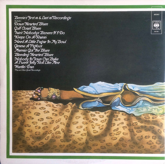 Image of Back Cover of 2xLP - VG+/VG+ - BESSIE SMITH, World's Greatest Blues Singer (CBS Red Label; 66258, UK 1980s Reissue, Gatefold, Mono), ,  - 4026319E