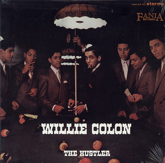Image of Front Cover of 0526100E: LP - WILLIE COLON, The Hustler (Fania Records (Gold Labels); SLP 347, US 2002 Reissue, Picture Sleeve)   VG+/VG+