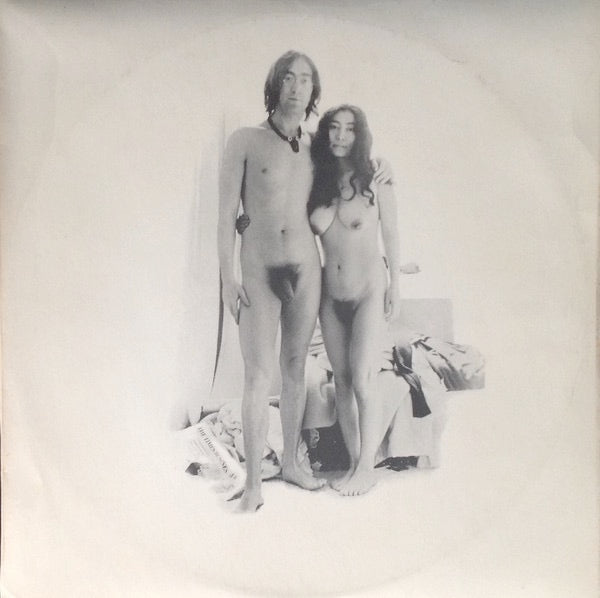 Image of Front Cover of 5124402E: LP - JOHN LENNON AND YOKO ONO, Unfinished Music No. 1. Two Virgins (Apple Records ; SAPCOR 2, UK 1968, Laminated Sleeve, Black Inner Sleeve, Stereo) Strong VG - Surface Mark Which Does Not Sound, Inner Slightly Torn  VG/VG