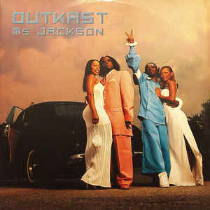 Image of Front Cover of 12" - VG/VG - OUTKAST, Ms Jackson (Arista ; 74321836821, Europe 2001, Picture Sleeve), Sticker ghost on front sleeve. Small promo insert,  - 4016412C