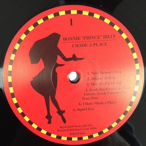 Image of Label Cover of LP - VG+/VG - BONNIE "PRINCE" BILLY, I Made A Place (Domino ; WIGLP465, Europe 2019, Textured Sleeve, Black Inner, Poster), Strong VG,  - 2126350E