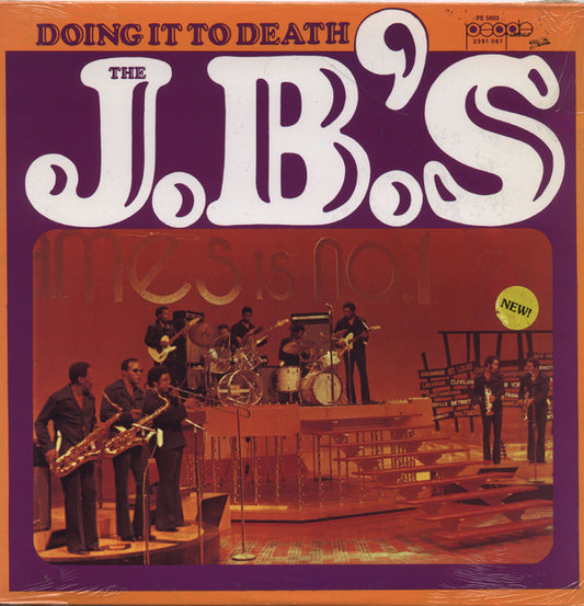 Image of Front Cover of LP - VG+/VG+ - THE J.B.'S, Doing It To Death (People; PE 5603 / 2391 087, US Reissue, Picture Sleeve), Still In Shrinkwrap, but not sealed.,  - 3826053E