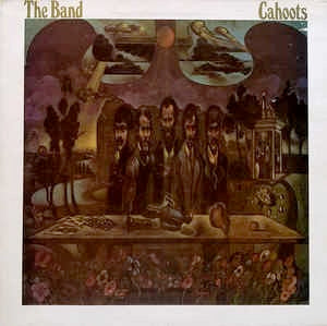 Image of Front Cover of 3644114S: LP - THE BAND, Cahoots (Capitol Green; EAST651, UK 1971, Gatefold) Scuffs and hairlines, light ring wear, sticker damage  VG/VG