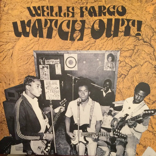Image of Front Cover of 5045180S: LP - WELLS FARGO, Watch Out! (Now-Again Records ; NA 5138, US 2016, Gatefold, Booklet, Yellow / Green Marbled Vinyl)   VG+/VG+