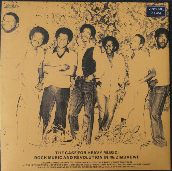 Image of Back Cover of 5045180S: LP - WELLS FARGO, Watch Out! (Now-Again Records ; NA 5138, US 2016, Gatefold, Booklet, Yellow / Green Marbled Vinyl)   VG+/VG+