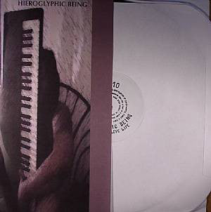 Image of Front Cover of 2xLP - VG/VG+ - HIEROGLYPHIC BEING, A Synthetic Love Life (+ + + ; + + + 10, US 2013, Stamped labels, Fold Over Sleeve), Label on disc 1 side B is bobbly, stamped labels are smudged, light surface marks and fold over sleeve is creased.,  - 0816664C