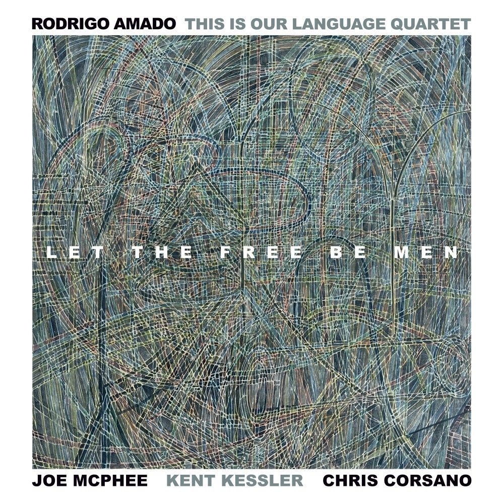 Image of Front Cover of 9943652C: LP - RODRIGO AMADO, JOE MCPHEE, KENT KESSLER, CHRIS CORSANO, Let The Free Be Men (Trost; TR209LP,  2021)   NEW/NEW