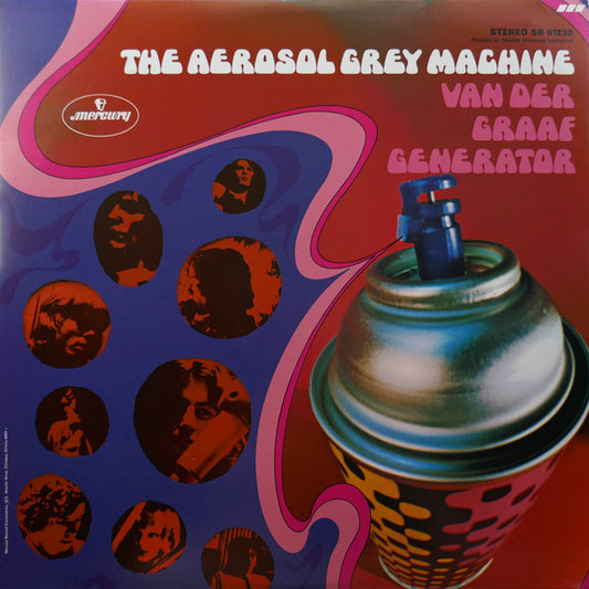 Image of Front Cover of 4725118E: LP - VAN DER GRAAF GENERATOR, The Aerosol Grey Machine (Mercury ; SR 61238, US 1999 Reissue, Scorpio Pressing) Strong VG+  VG+/VG+