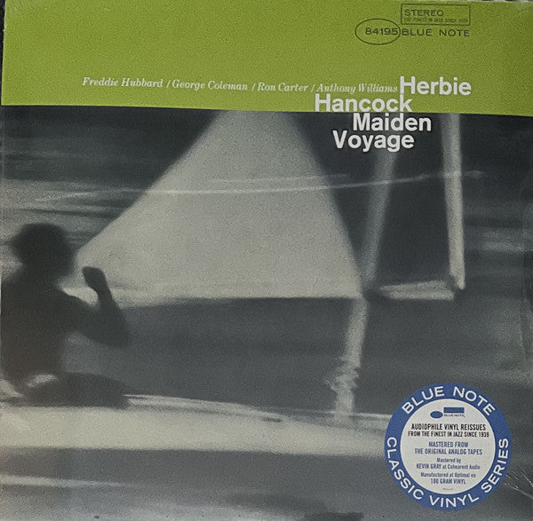 Image of Front Cover of LP - VG+/VG+ - HERBIE HANCOCK, Maiden Voyage (Blue Note ; 3593196, Europe 2021 Reissue, Reissue, Stereo, 180g), Still in open shrink with hype sticker. A few minor marks on disc.,  - 4146199S
