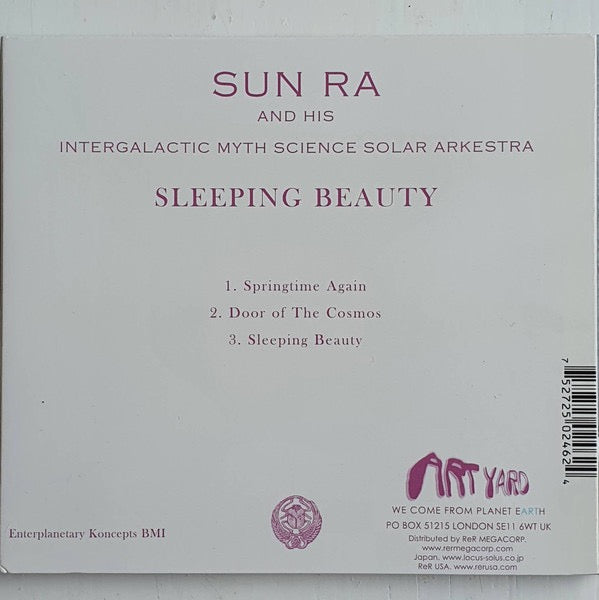 Image of Back Cover of CD - VG+/VG+ - SUN RA AND HIS INTERGALACTIC MYTH SCIENCE SOLAR ARKESTRA, Sleeping Beauty (Art Yard ; ART YARD CD003, UK 2008 Reissue, Digipak), ,  - 2336070E