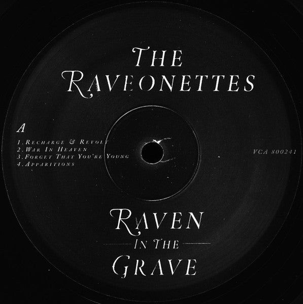 Image of Label Cover of 5024305E: LP - THE RAVEONETTES, Raven In The Grave (Vice Records ; VCA 80024-1, US 2011) Strong VG+  VG+/VG+