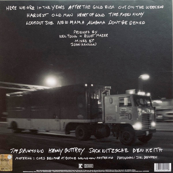 Image of Back Cover of 2xLP - EX/EX - NEIL YOUNG + STRAY GATORS, Tuscaloosa (Reprise Records ; 9362-49011-1, Europe 2019, 2 Inners), ,  - 3926278E