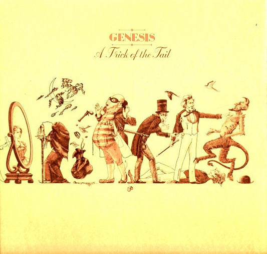 Image of Front Cover of LP - VG/VG+ - GENESIS, A Trick Of The Tail (Charisma Blue - No Virgin Logo; CDS 4001, UK 1980s Reissue, Gatefold, Inner), Sticker Damage To Sleeve,  - 2746157S