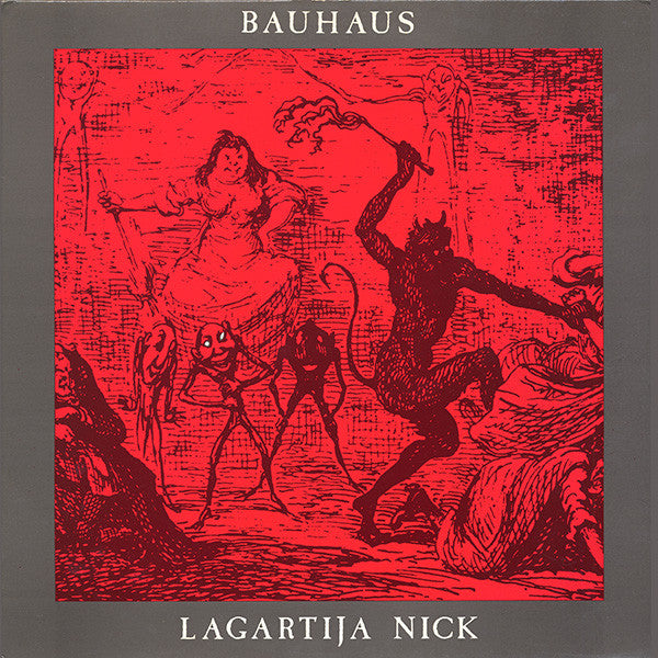 Image of Front Cover of 12" EP - VG+/VG+ - BAUHAUS, Lagartija Nick (Beggars Banquet ; BEG 88T, UK 1983, Picture Sleeve), Still In Opened Shrinkwrap,  - 4246308S