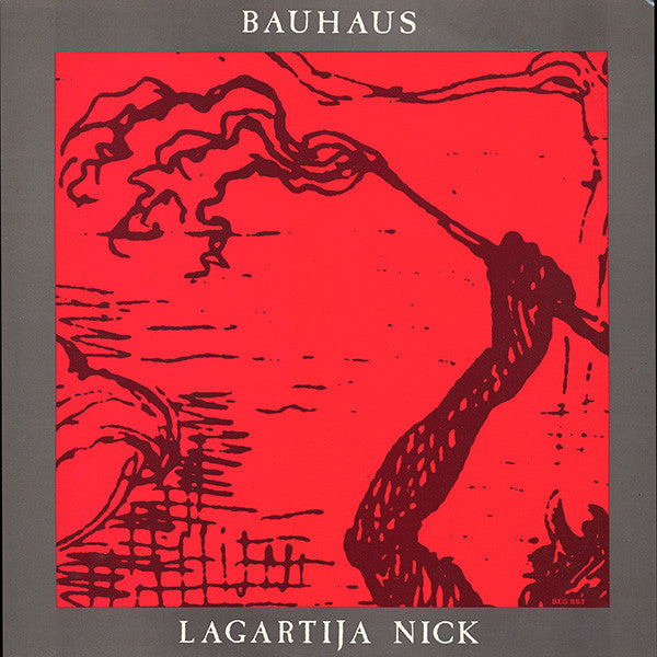 Image of Back Cover of 12" EP - VG+/VG+ - BAUHAUS, Lagartija Nick (Beggars Banquet ; BEG 88T, UK 1983, Picture Sleeve), Still In Opened Shrinkwrap,  - 4246308S