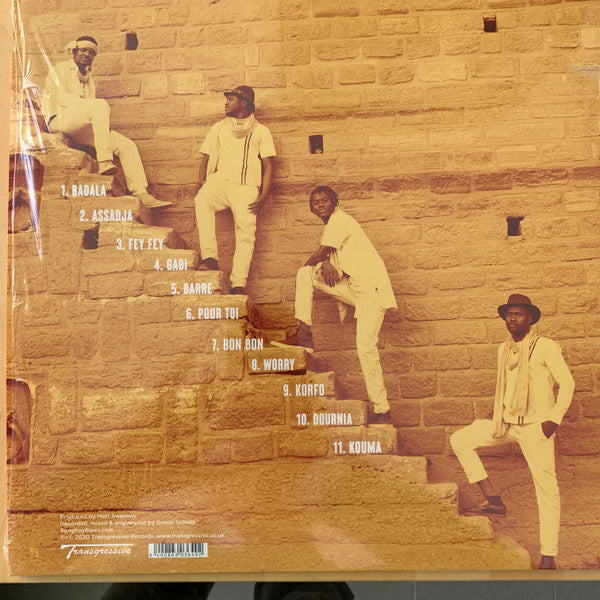 Image of Back Cover of 1724256E: LP - SONGHOY BLUES, Optimisme (Transgressive Records ; TRANS469X, UK & Europe 2020, Gatefold, Insert, Gold Vinyl / 180 Gram Vinyl)   VG+/VG+