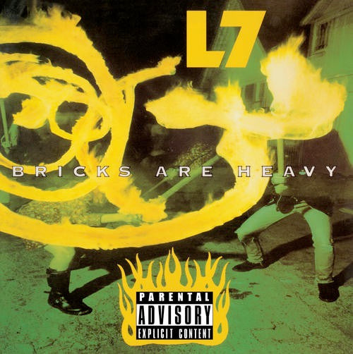 Image of Front Cover of LP - VG+/VG - L7, Bricks Are Heavy (Plain Recordings; plain193, US 2015 Reissue, Inner, 180 Gram Vinyl), Strong VG, light cosmetic hairlines, corner bump bottom right, small split to inner.,  - 0916139C